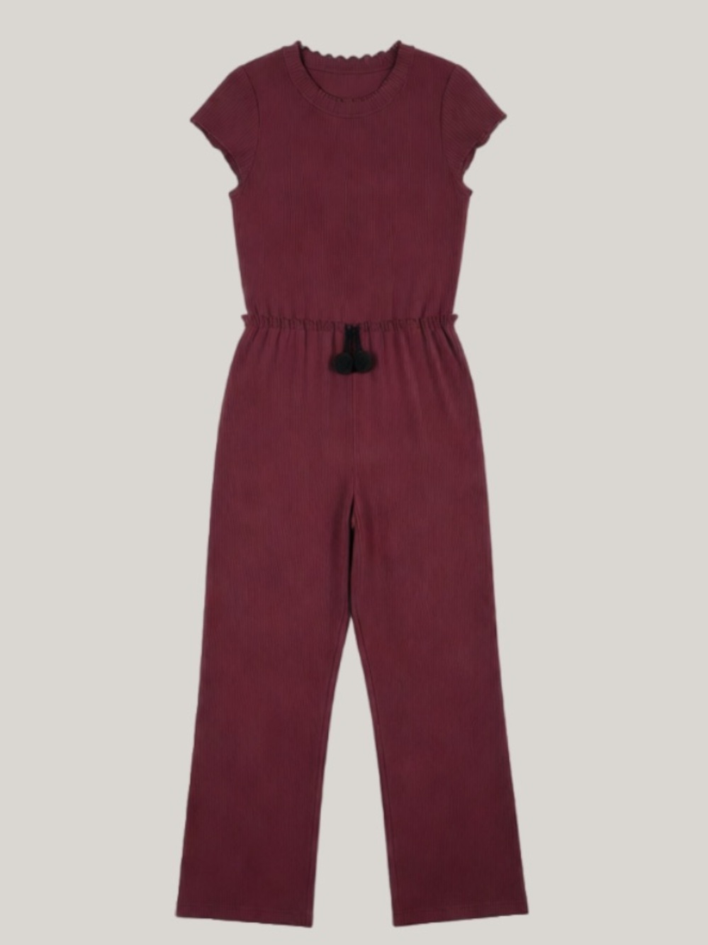 Target Women’s Ribbed Jumpsuit in Burgundy